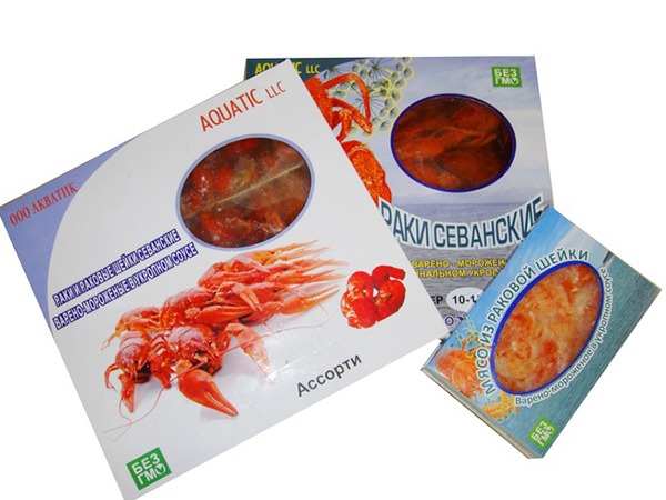 Раки в ассортименте в Колпино