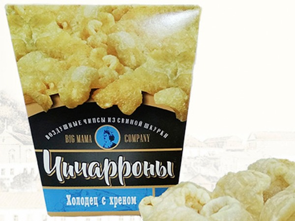 Чичарроны со вкусом холодца и хрена в Колпино