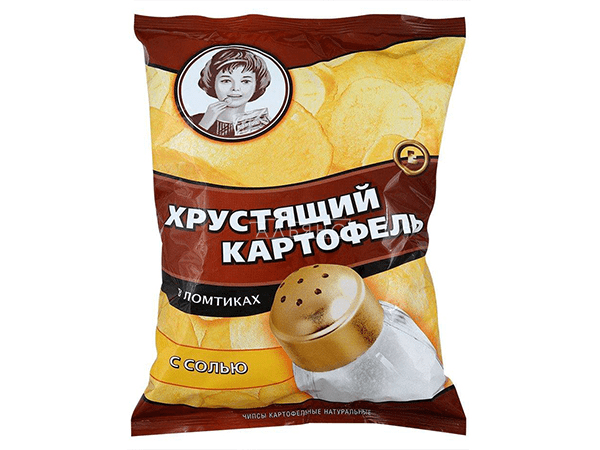 Картофельные чипсы "Девочка" 40 гр. в Колпино