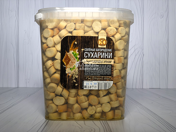 Сухарики с холодцом и хреном в Колпино
