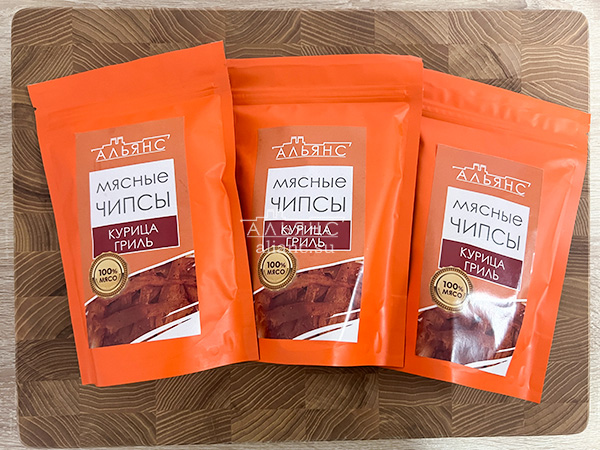 Мясо (АЛЬЯНС) вяленое курица "Гриль" 50 гр. в Колпино