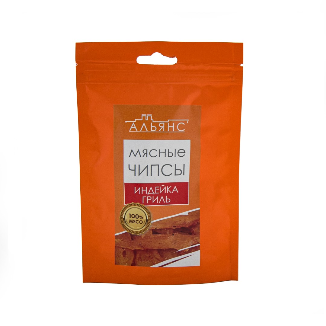 Мясо (АЛЬЯНС) вяленое индейка "Гриль" 50 гр. в Колпино