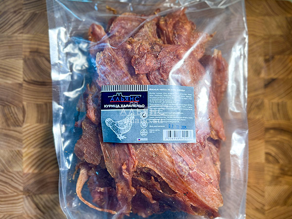 Мясо (АЛЬЯНС) вяленое курица 500гр "С халапеньо" в Колпино