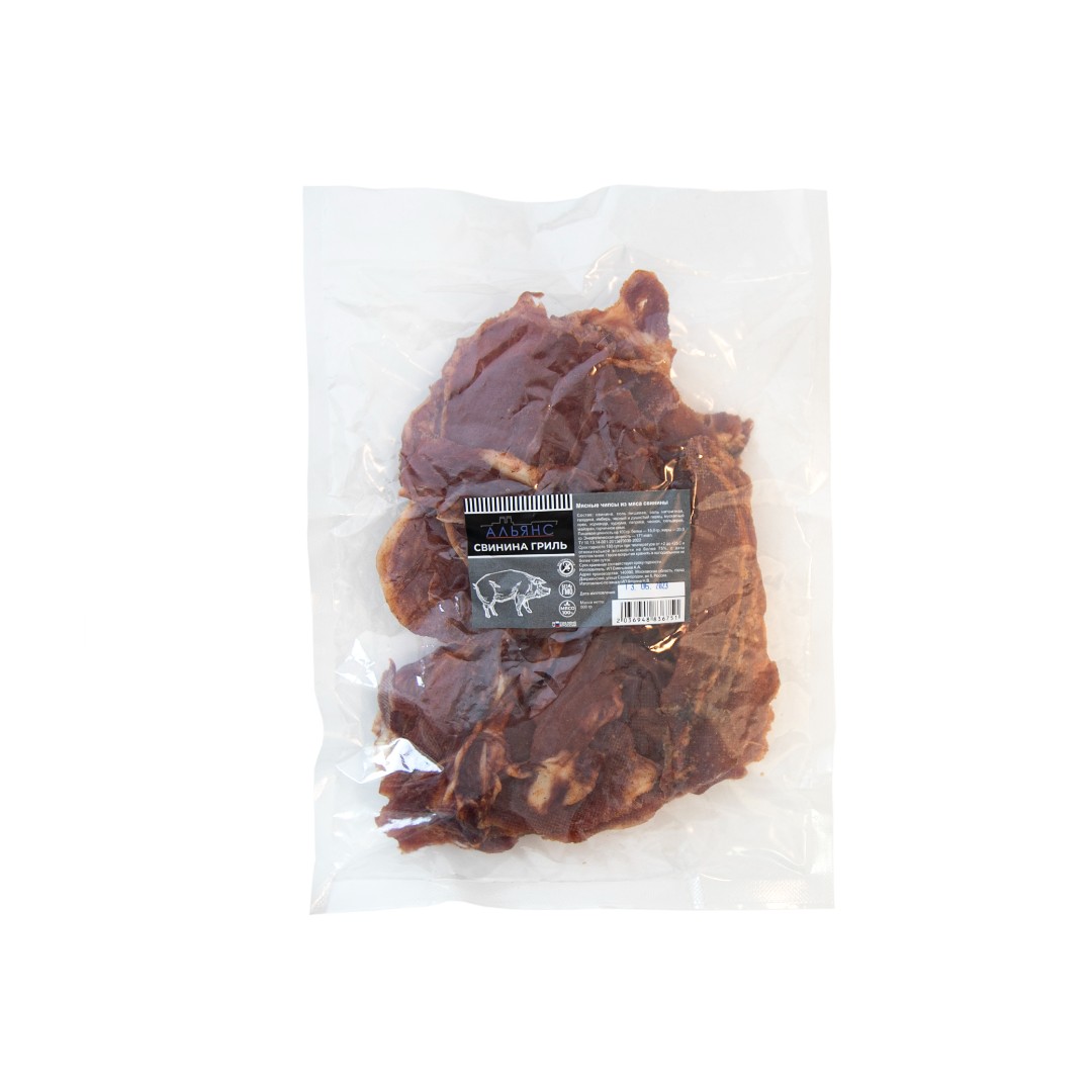 Мясо (АЛЬЯНС) вяленое свинина гриль (500гр) в Колпино