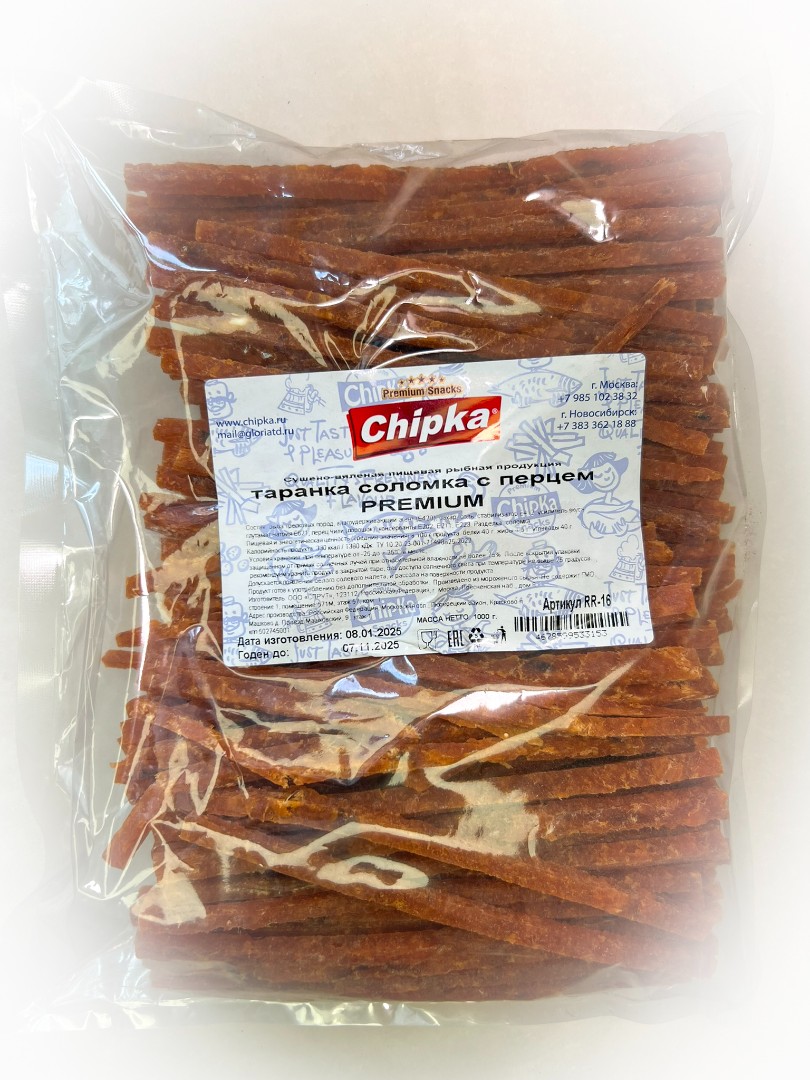 Таранка с перцем (соломка) (Chipka ПРЕМИУМ) в Колпино