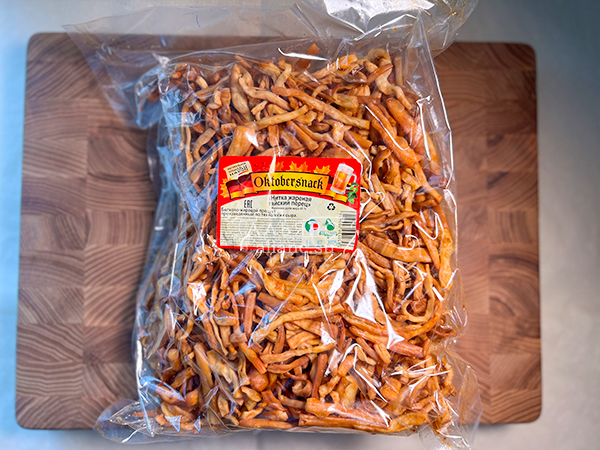 Нитка ЖАРЕНАЯ "Тайский перец" Oktobersnack 1 кг (сырный продукт) в Колпино