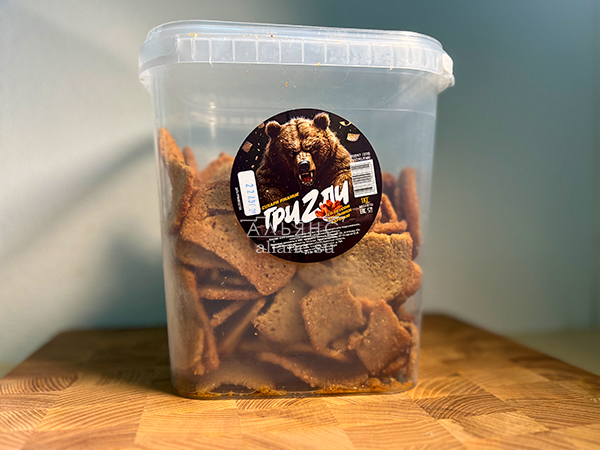 Ведро Ржаные гренки со вкусом Крылышки Барбекю (1 кг) в Колпино