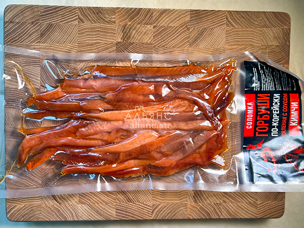 Горбуша соломка по-корейски в Колпино