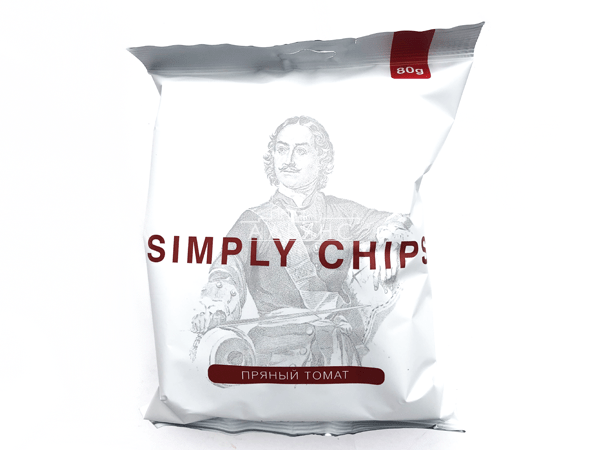 Картофельные чипсы "Simple chips" Пряный томат 80 гр. в Колпино